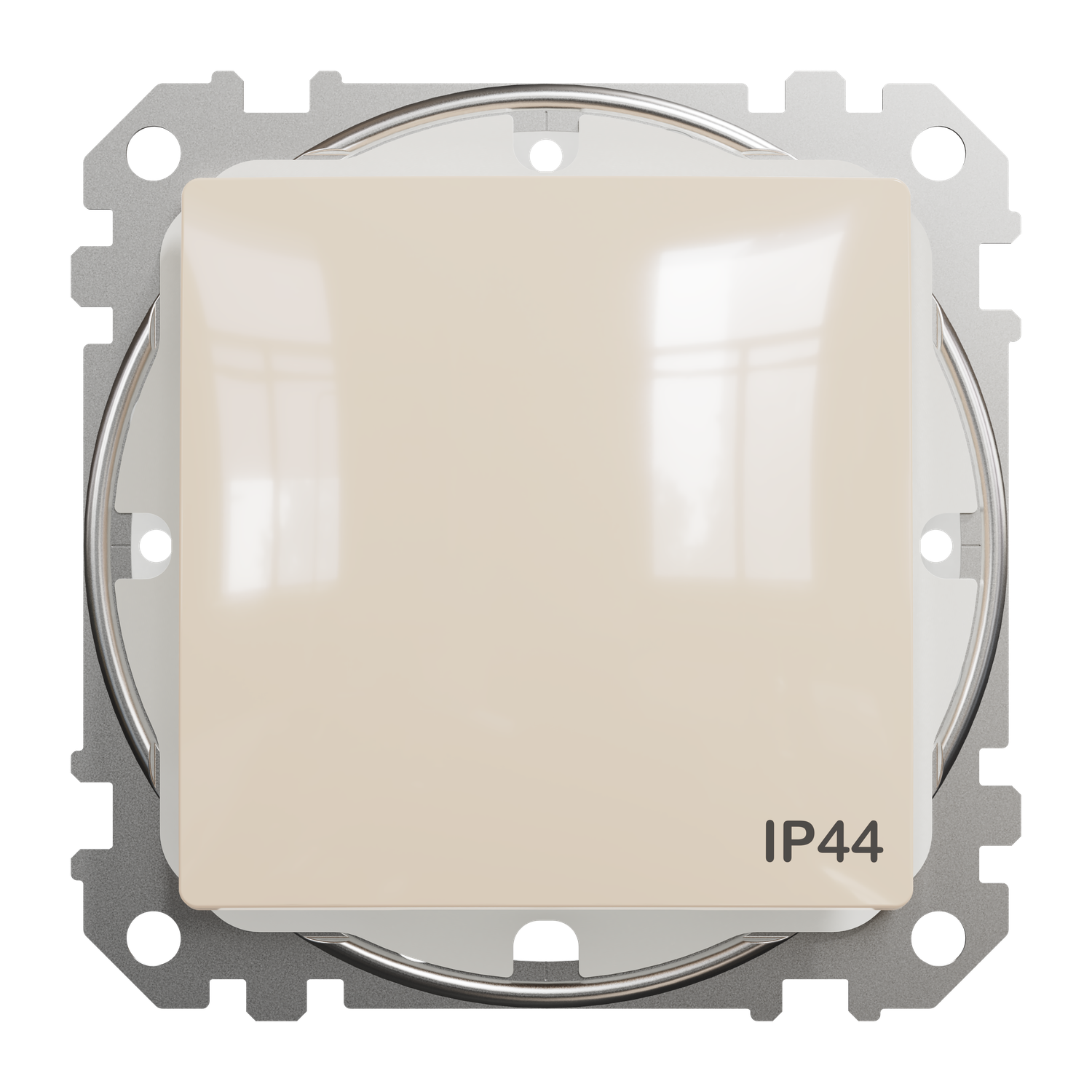 Переключатель одноклавишный Schneider Electric Sedna Design IP44 Бежевый (SDD212106)