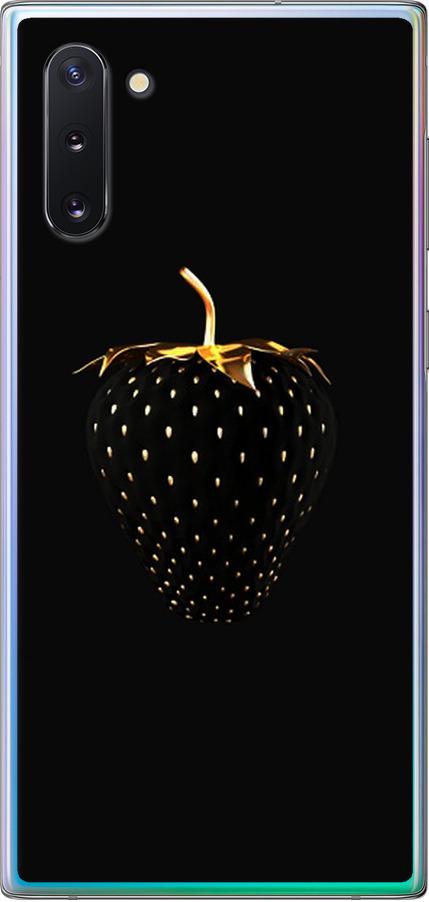 Чехол на Samsung Galaxy Note 10 Черная клубника (3585u-1718-42517)