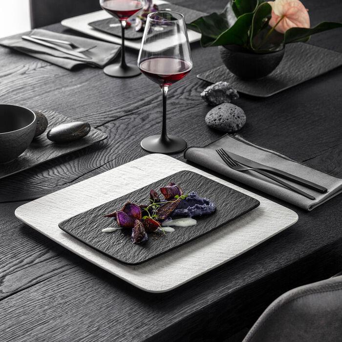 Тарелка Manufacture Rock Villeroy & Boch 28х17 см Black/Gray (1042392772) - фото 2