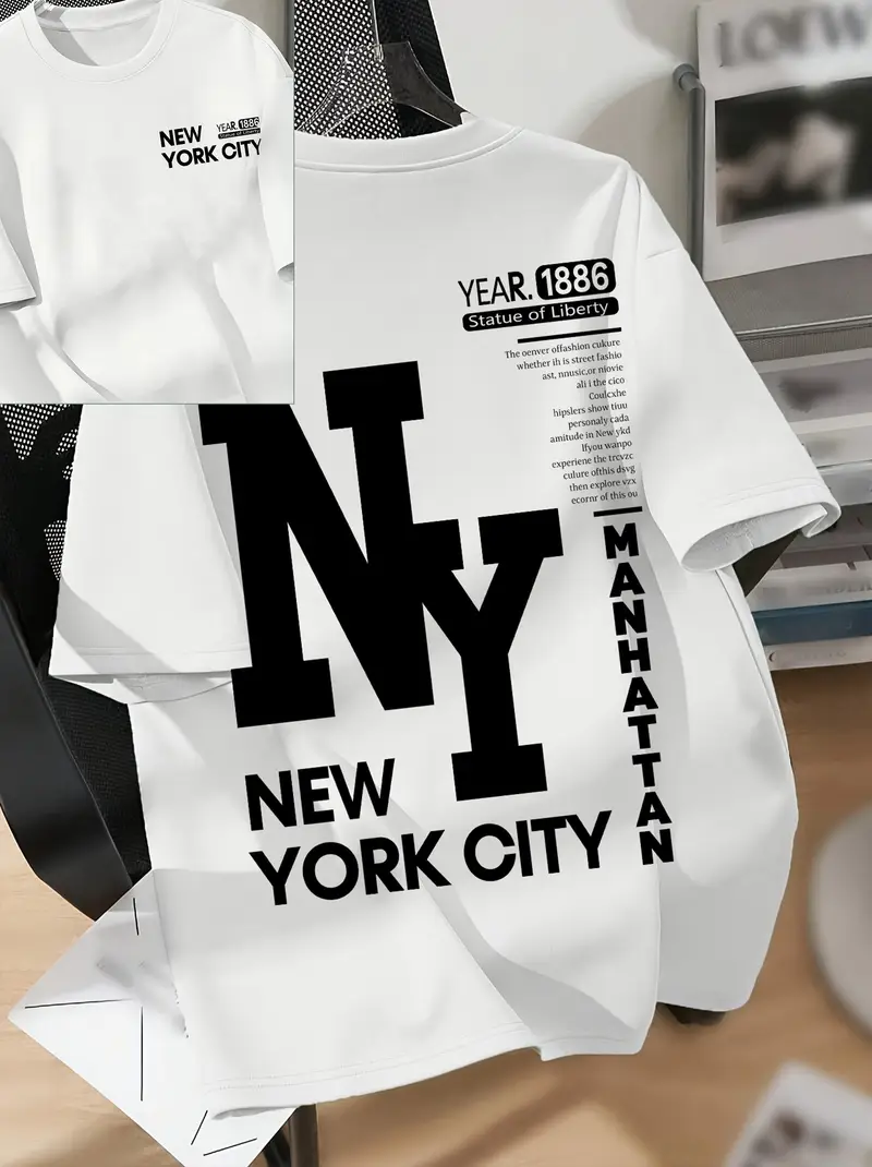 Футболка женская с принтом NY XL (999999967676)