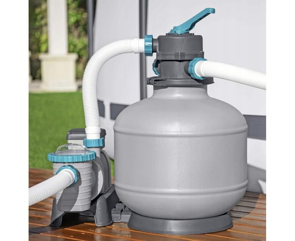 Фильтр-насос для бассейна Bestway 58497 песочный 5678 л/час (26604583) - фото 9
