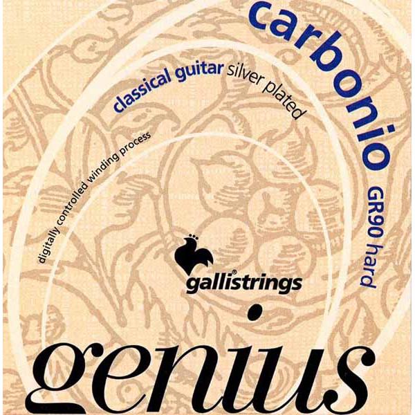 Струны для классической гитары Galli Genius Carbonio PROcoated GR90 24-45 Hard Tension