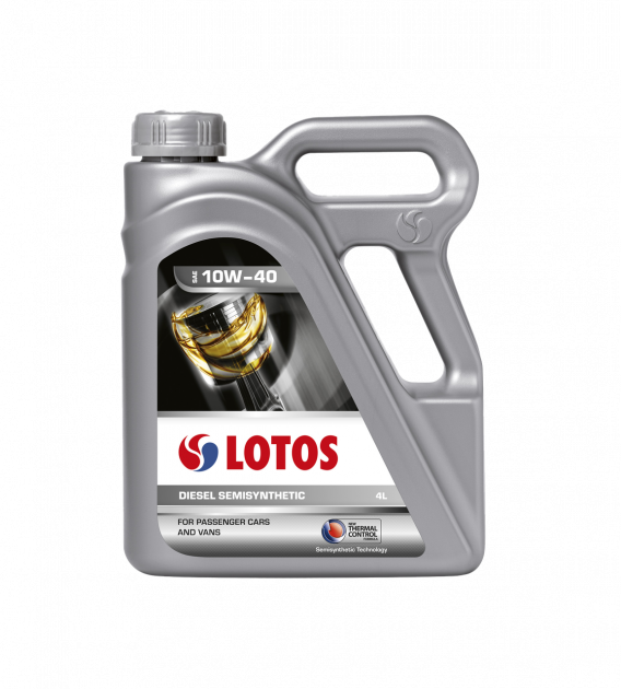 Мастило напівсинтетичне Lotos Diesel Semisyntetic SL/CF 10W-40 4 л