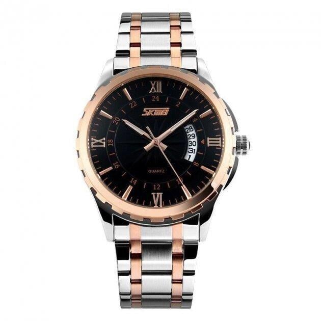 Годинник Skmei чоловічий наручний 9069TRGBK watch Rose Gold/Black (12343)