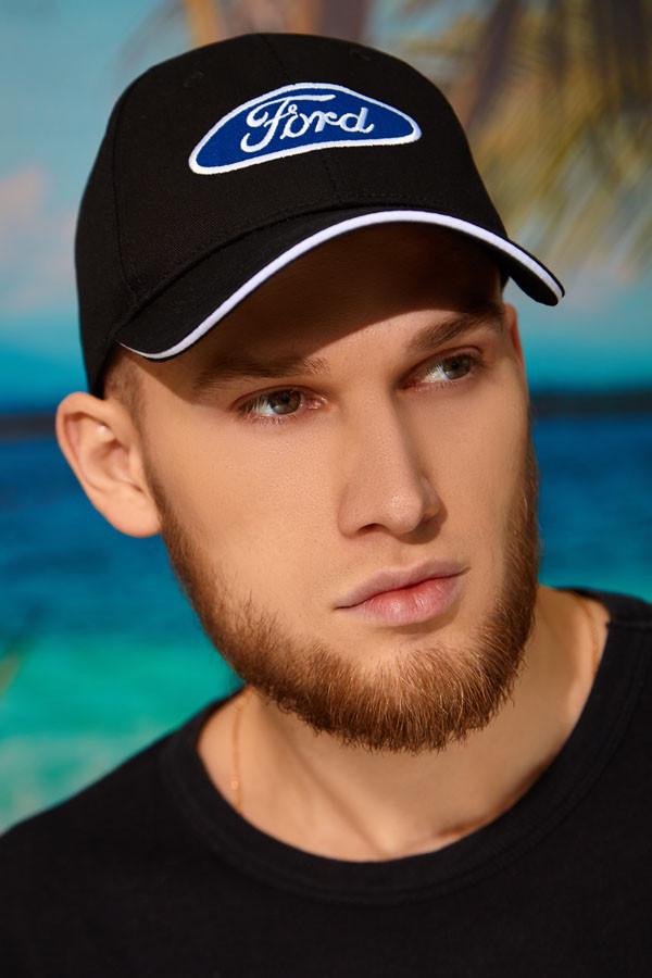 Бейсболка для автомобилистов Braxton "Ford" унисекс Черный (1334)