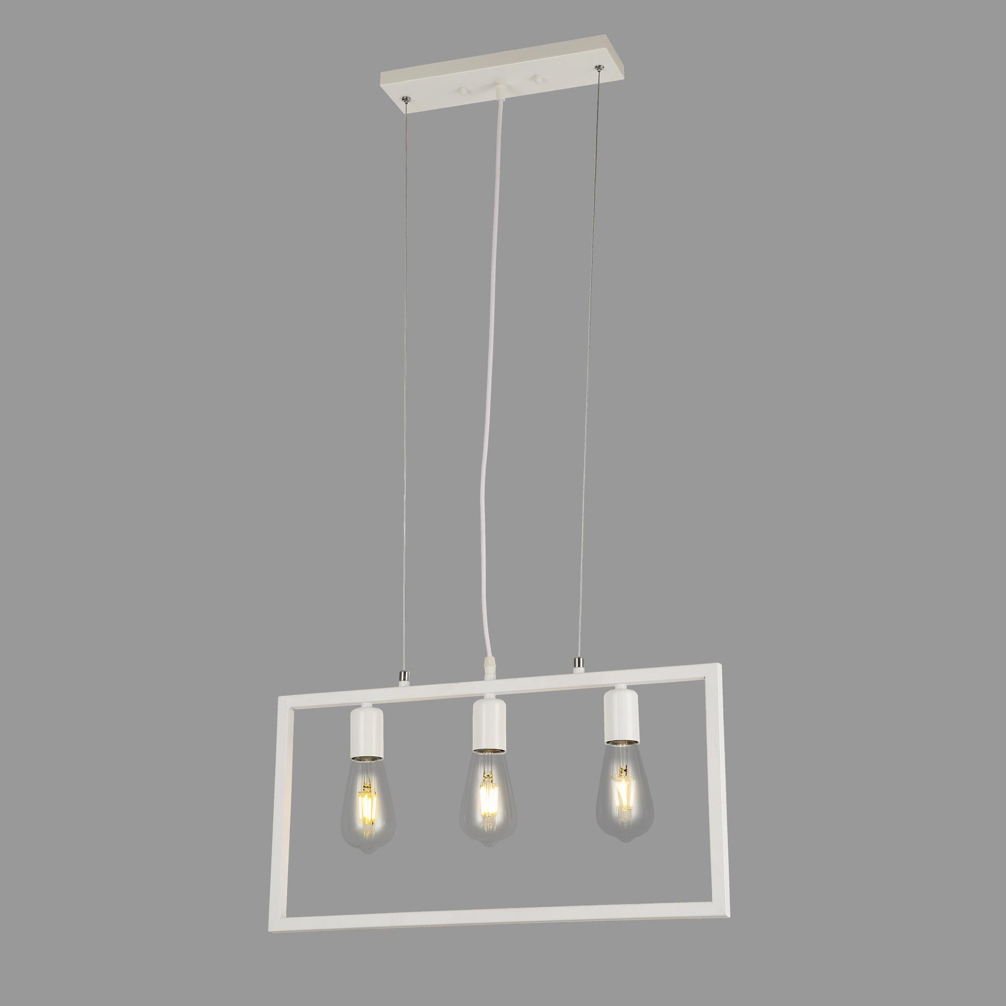 Люстра Panel на 3 лампочки Белый