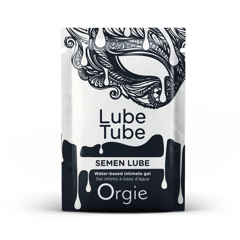 Пробник лубрикант на водной основе с текстурой спермы Semen Lube Intimate Gel 2 мл
