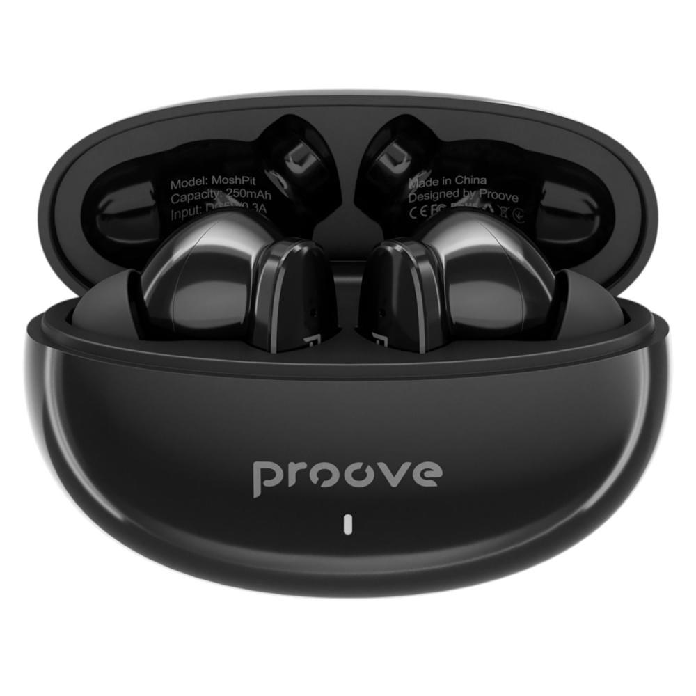 Навушники бездротові Proove MoshPit TWS Чорний глянцевий (49208 Black glossy)