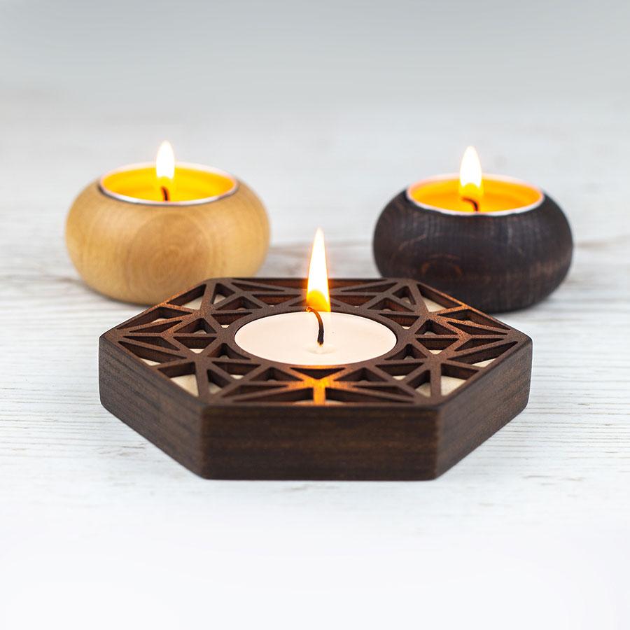 Підсвічник Vanza Fachwerk дерев'яний (1508111536) - фото 7 Підсвічник Vanza Fachwerk дерев'яний (1508111536) - фото 7