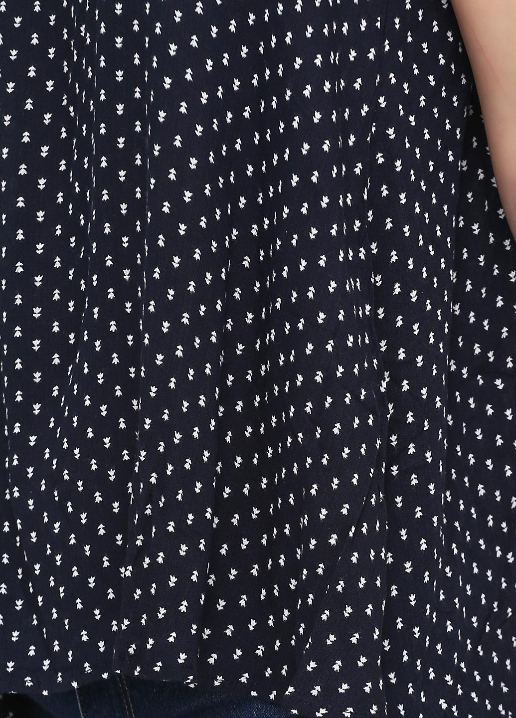 Блузка Mango S Темно-синій (2000000848396) - фото 4 Блузка Mango S Темно-синій (2000000848396) - фото 4