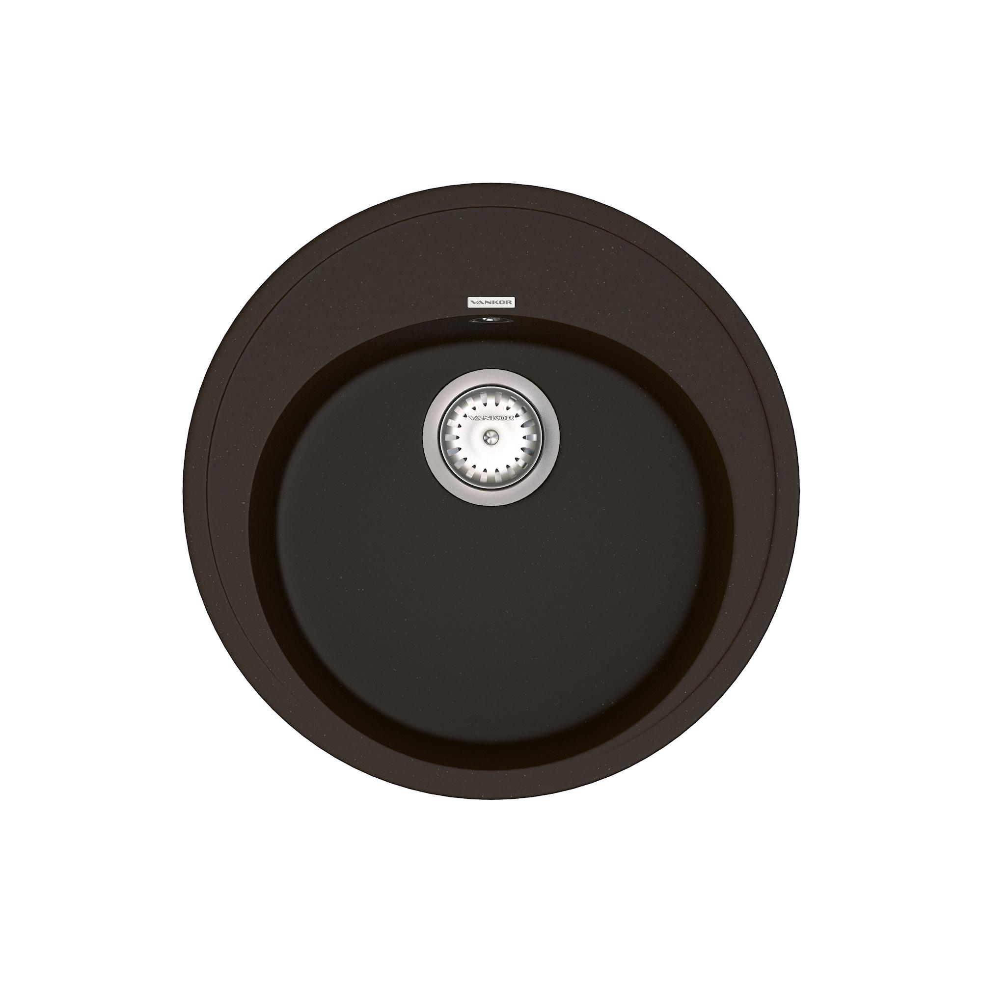 Мойка для кухни Vankor Sity SMR 01.50 + сифон Vankor Chocolate (74861)