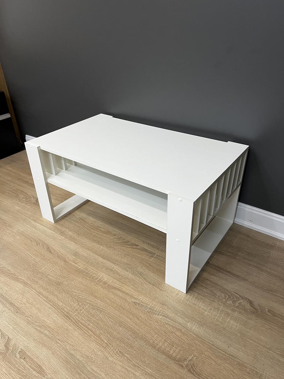 Стіл журнальний Вествуд 900х500х500 мм Білий - фото 2