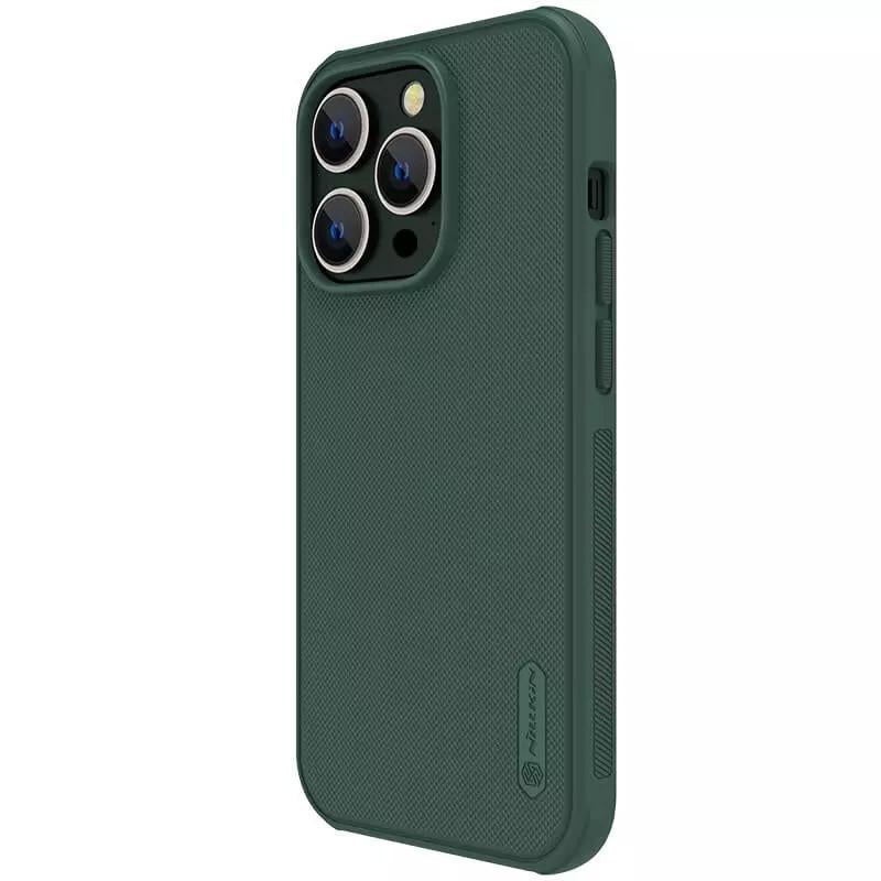 Протиударний Чохол Nillkin Matte Pro для Apple iPhone 15 Pro Max (6.7") Зелений/Deep Green - фото 2