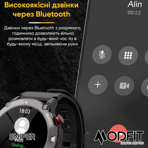 Смарт-часы Modfit Sniper Black/Silver - фото 7