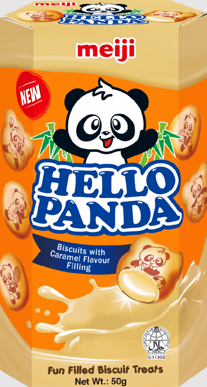 Печенье Meiji Hello Panda Biscuits Caramel 42 г (2696035639)