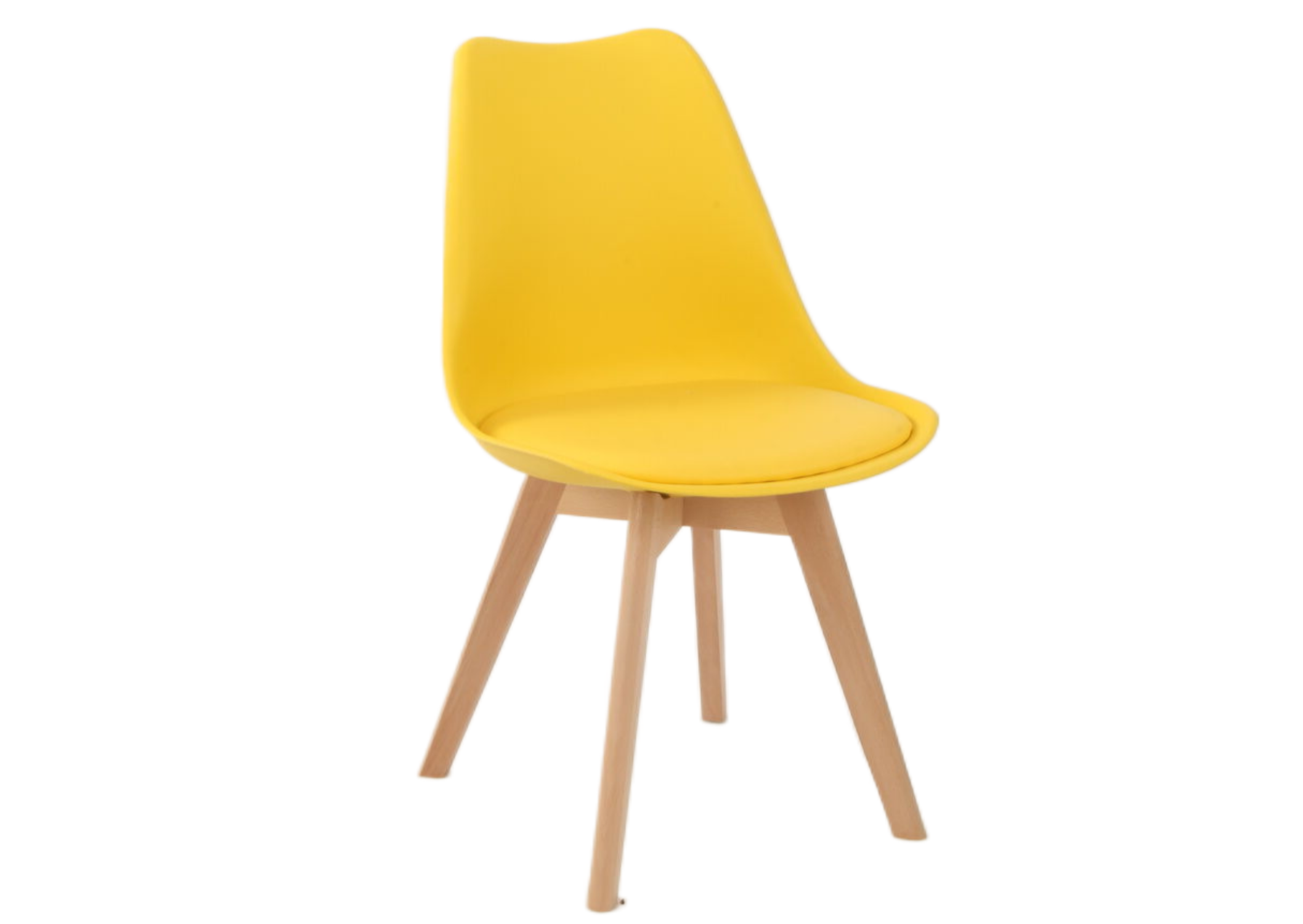 Стул Intarsio Kruz Бук/Желтый (11671478)