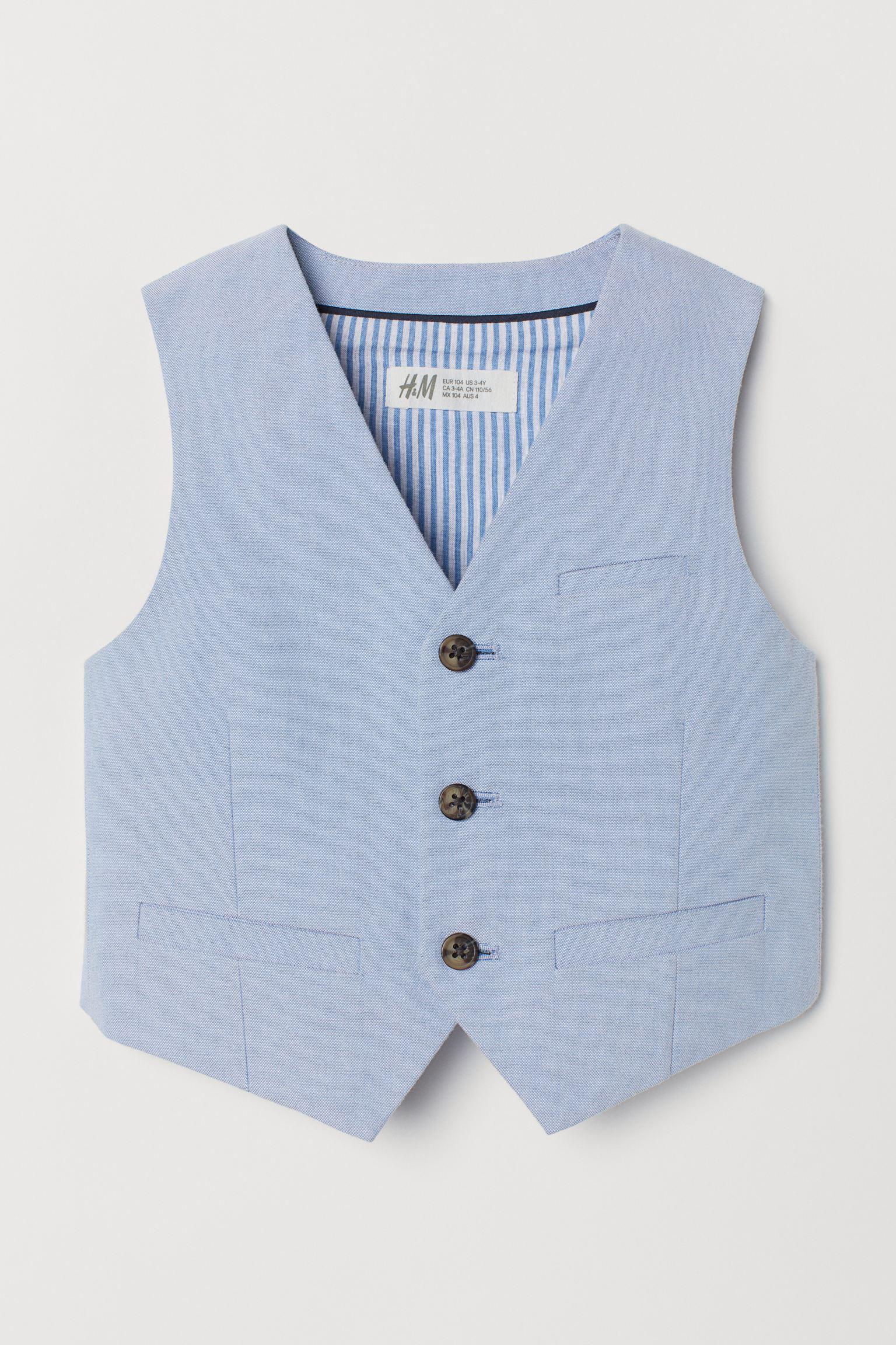 Жилет H&M 92 см Блакитний (1211693680)