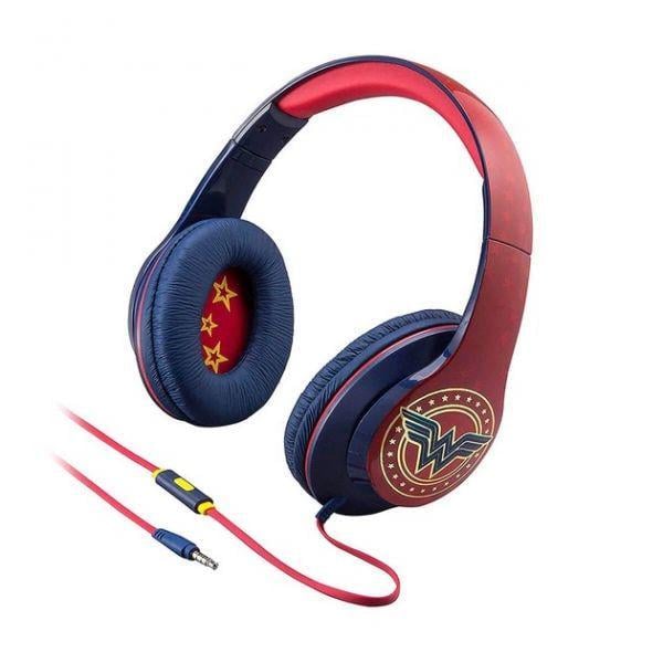 Наушники eKids iHome Warner Bros Wonder Woman mic (RI-M40WW.FXV7)