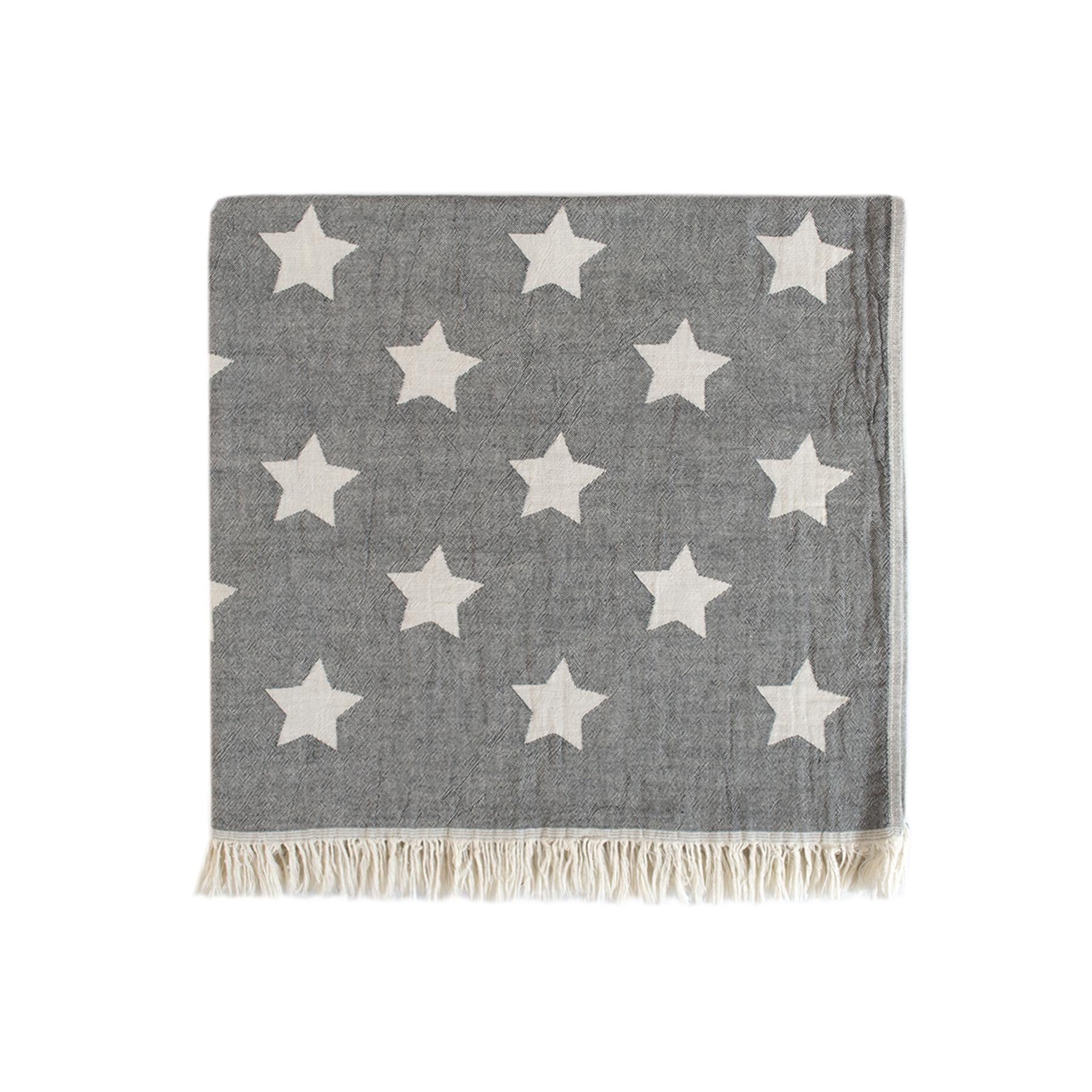 Рушник Lotus Home Pestemal Star 270 г/кв. м 90х160 см Black