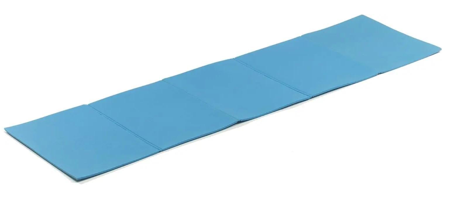 Коврик спортивный складной Toorx Foldable 5-section 175x50x0,8 см Azzurro (MAT-175)
