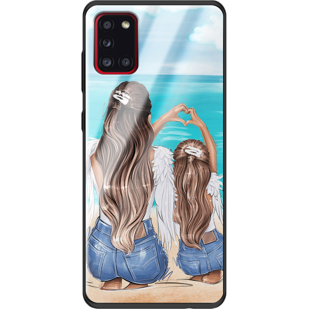 Чехол Boxface Samsung A315 Galaxy A31 Family Vacation Черный силикон со стеклом (39470-up2380-40094)