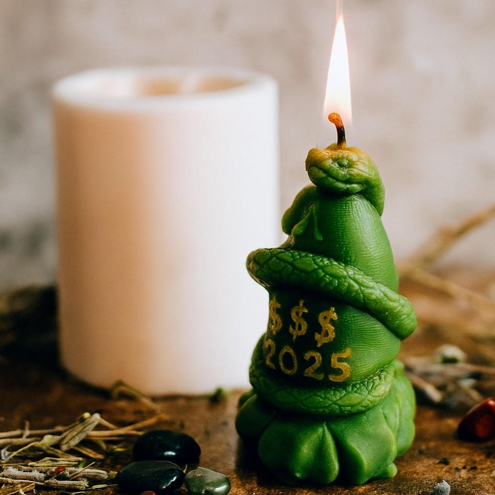 Форма для свечей Змея 2025 (1261)