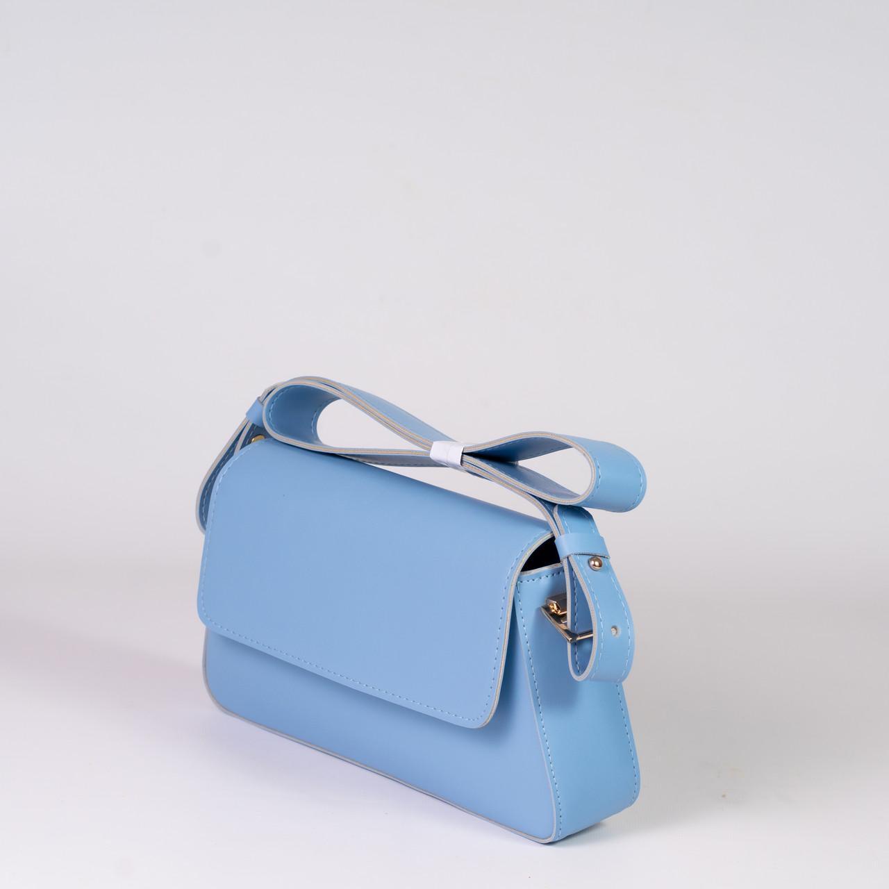 Сумка жіноча багет XENIA № 26-24 Блакитний - фото 1 Сумка жіноча багет XENIA № 26-24 Блакитний - фото 1