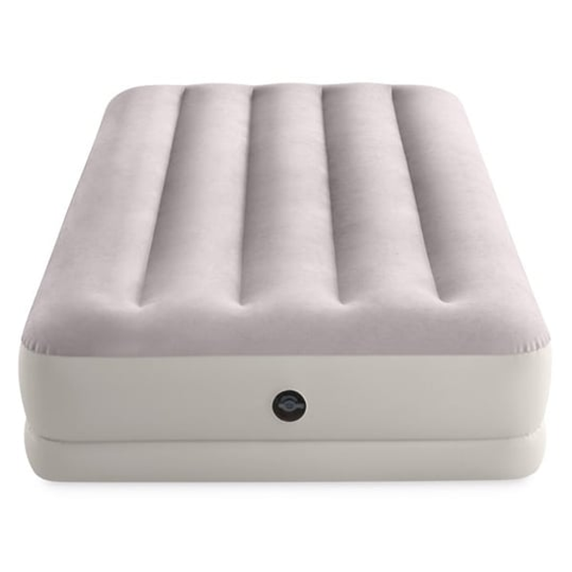 Лодка надувная одноместная Intex с насосом 99х191х30 см Бежевая (64177) - фото 3