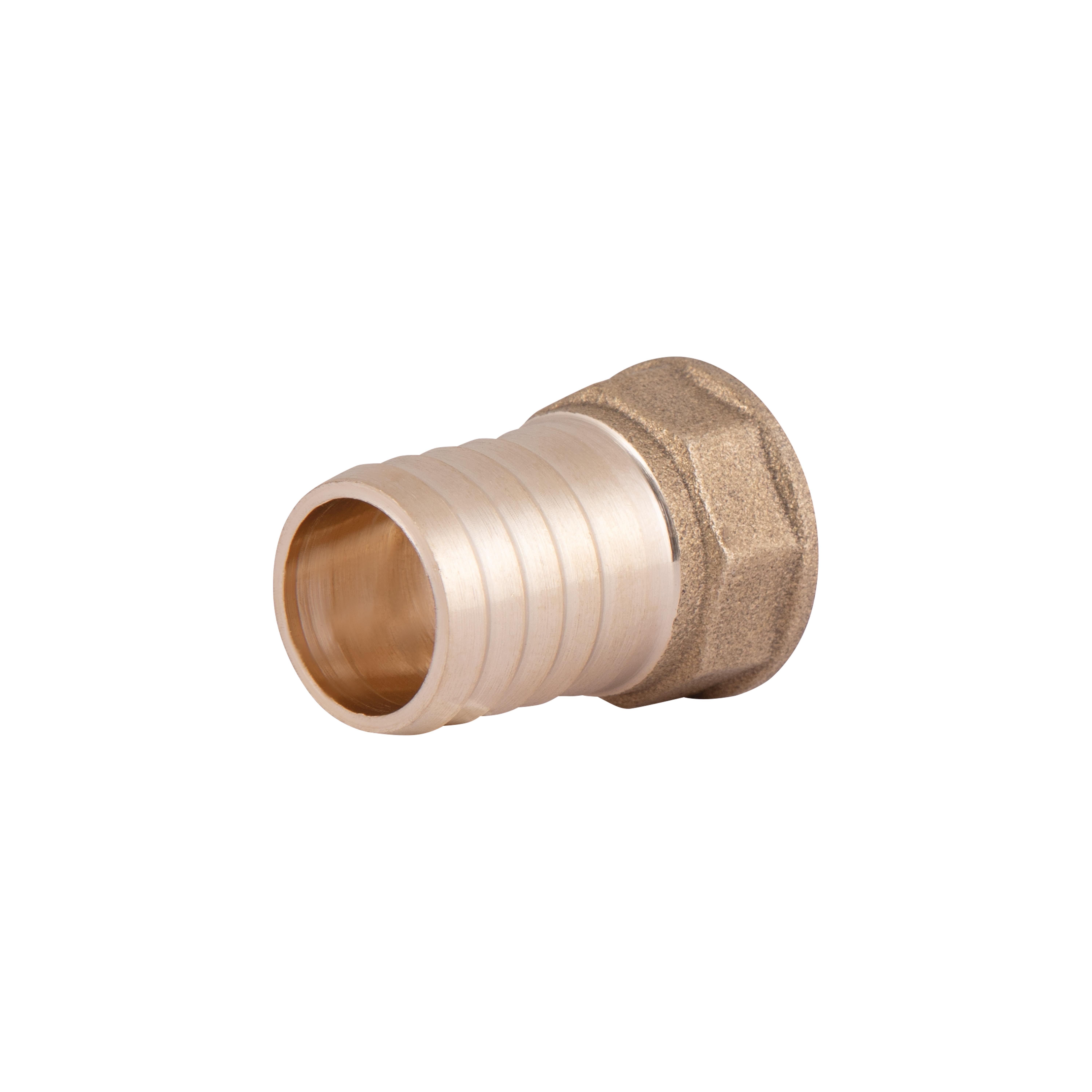 Соединение-штуцер латунное Thermo Alliance Standart Елка под шланг 1/2" В х 20 Желтый (SD4261520)