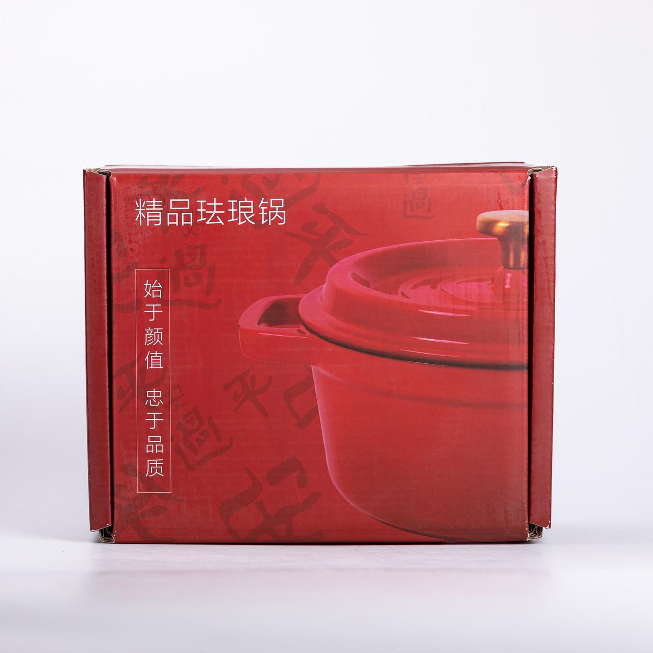 Кастрюля чугунная эмалированная с крышкой 20 см 2 л Синий (6810) - фото 7 Кастрюля чугунная эмалированная с крышкой 20 см 2 л Синий (6810) - фото 7