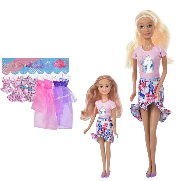 Лялька з вбранням DEFA донька/сукні 8 шт. (8447) Лялька з вбранням DEFA донька/сукні 8 шт. (8447)