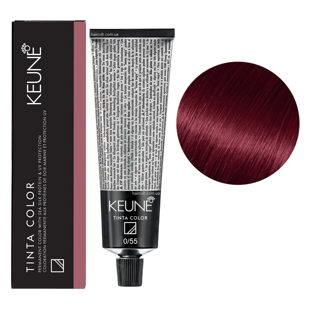 Краска для волос стойкая Keune Tinta Color 0.55 Mahogany 60 мл