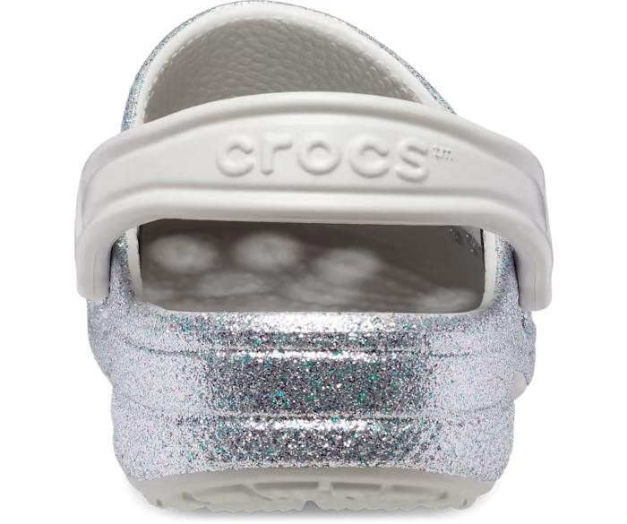 Сабо с блестками Crocs Baya Glitter р. 40-41 Silver Glitter (22281681) - фото 4