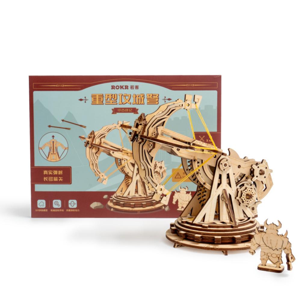 Конструктор деревянный 3D Robotime KW401 Арбалет детский (1378420) - фото 5