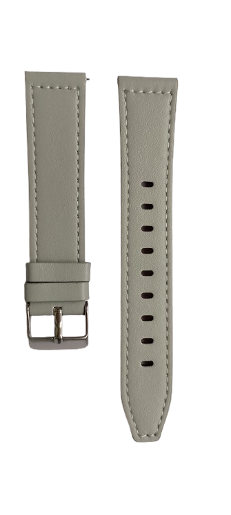 Ремешок для часов экокожа 175х20 мм Light grey (3788) Ремешок для часов экокожа 175х20 мм Light grey (3788)