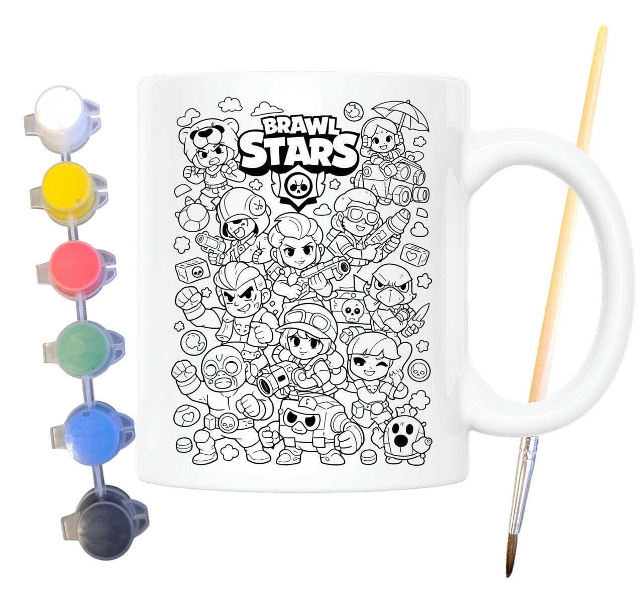 Набор для творчества кружка-раскраска Brawl Stars (КР0216)