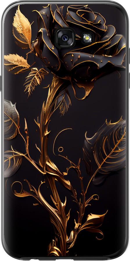 Чехол на Samsung Galaxy A7 (2017) Роза 3 (5552t-445-42517)