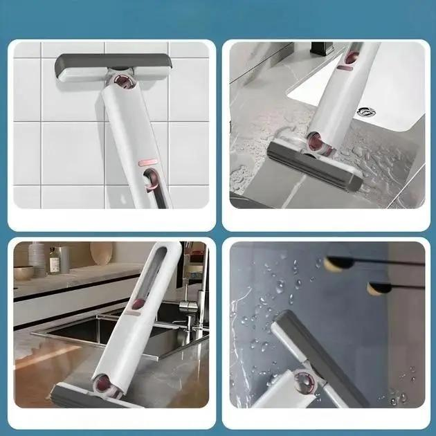 Швабра для уборки мини с отжимом Mini Mop 8752 Белый - фото 6