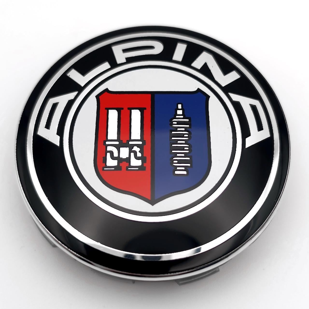 Колпачок заглушка ступицы колеса BMW 68 мм Alpina Разноцветный тип 3 (3009393640)