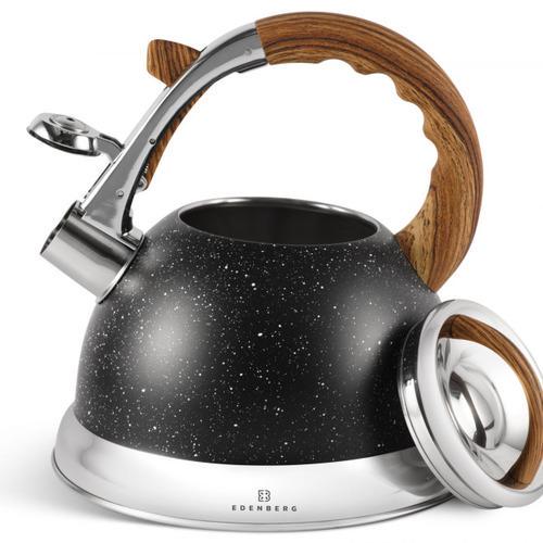 Чайник со свистком Edenberg EB-8852 с мраморным покрытием 3 л (EB-8852) - фото 2