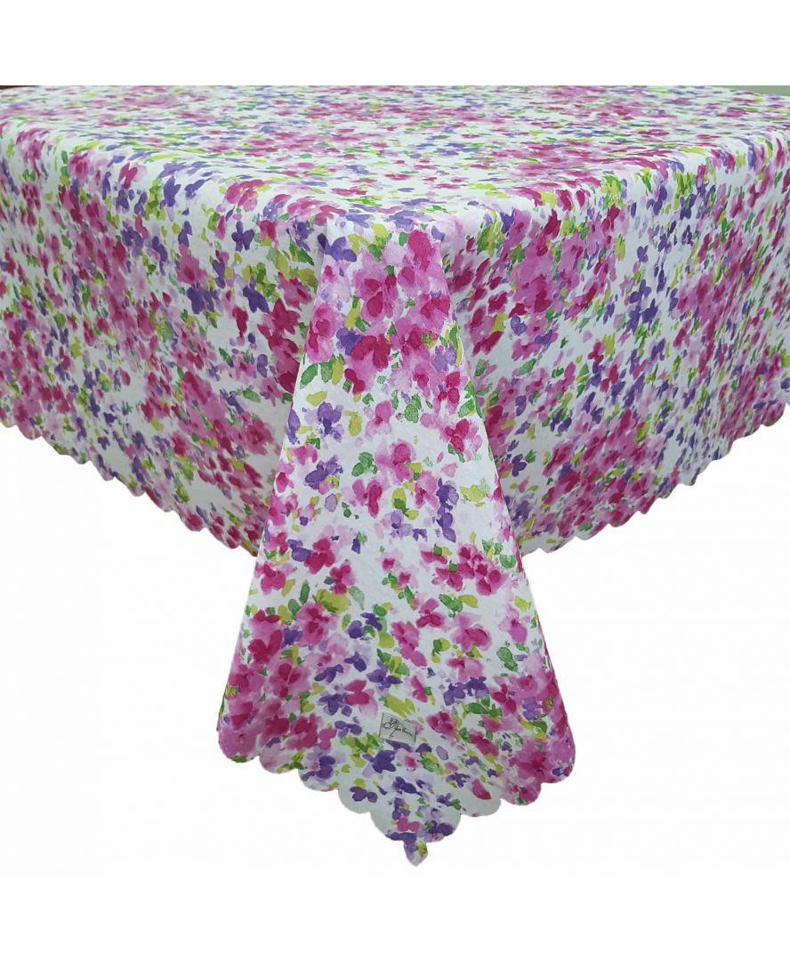 Скатерть водоотталкивающая Simfoni 220x136 Акварель