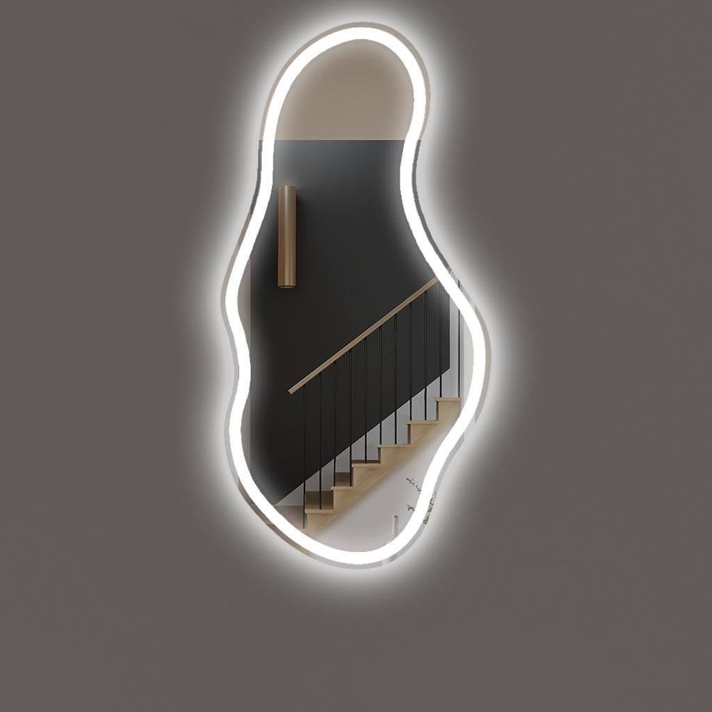 Зеркало фигурное Лагуна Лайн LED 600х1200 мм (13481420)