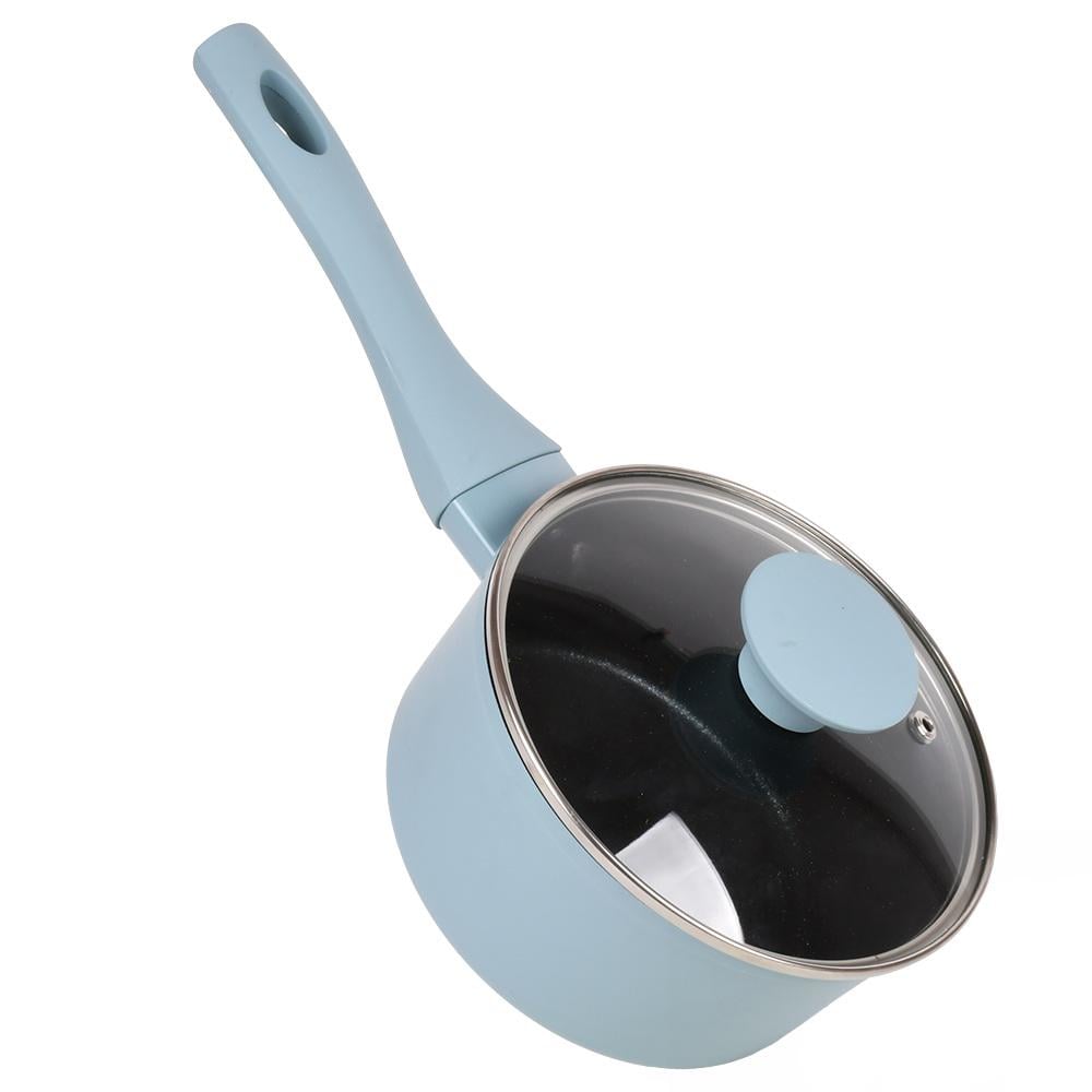 Сотейник з кришкою Megastone литий алюміній з мармуровим покриттям та індукційним дном 2,7 л 20 см Blue (30874)