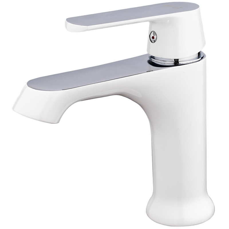 Змішувач для умивальника Frap F1031 Білий/Хром (1034087)