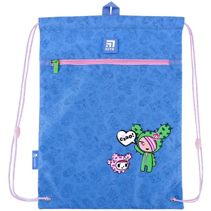 Сумка для взуття KITE Tokidoki 46x33 см Блакитний (TK24-601M-1)