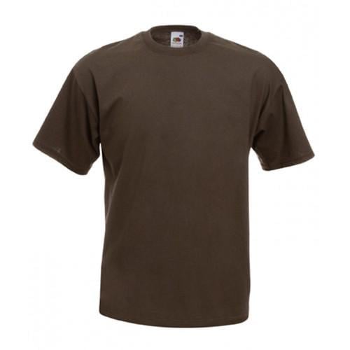 Футболка чоловіча Fruit of the Loom Valueweight 3XL Коричневий (061036CQ3XL)