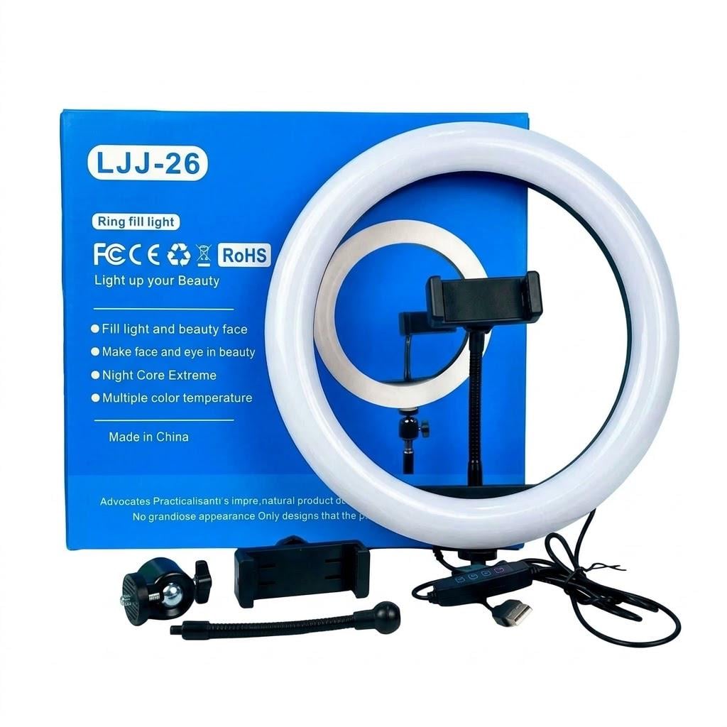 Кольцевая лампа 26 см 10" USB 5 В 96 LED (kmtЦ-000069282)