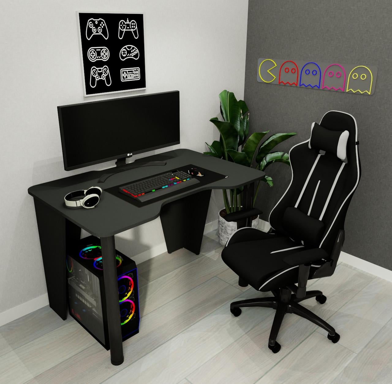 Компьютерный стол Антрацитовый (26438304)