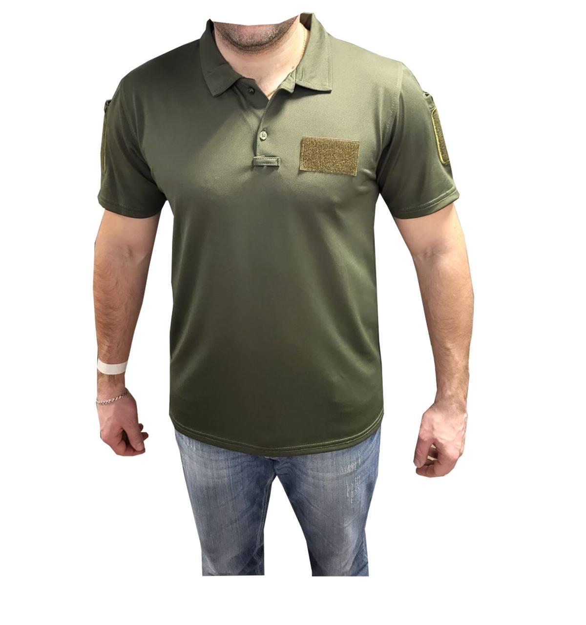 Футболка Поло наклейка под шеврон Оливковый 3XL (10135694) Футболка Поло наклейка под шеврон Оливковый 3XL (10135694)