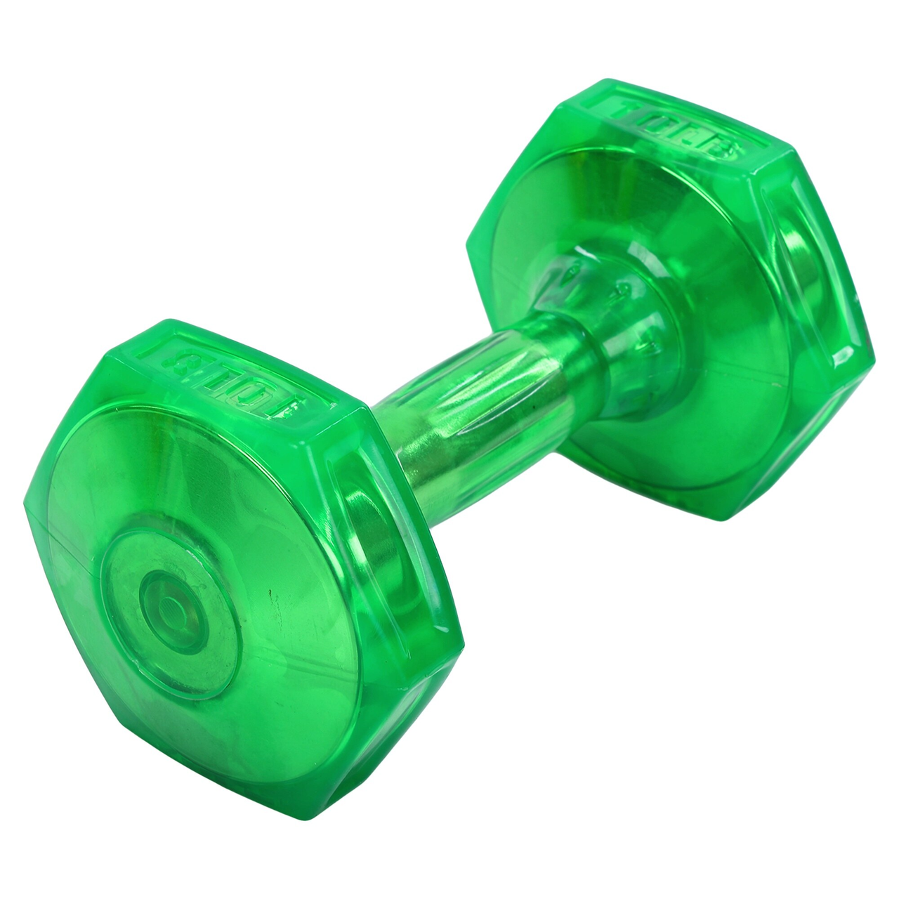 Гантель для фітнесу Zelart Jelly Urethane Coated Dumbbells TA-2946-10LB з TPU покриттям 4,5 кг Салатовий (28850017)
